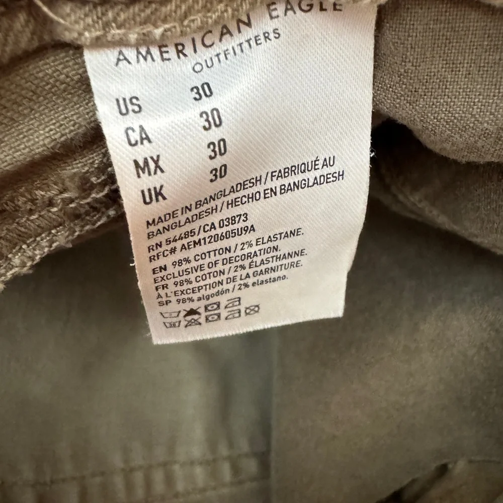 American Eagle Outfitters AE Gray TAN Denim Men Shorts 30
